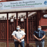 El Jefe comunal se reunión con grupo Scouts de Liniers