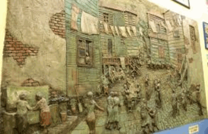 Piden declaran bien patrimonial al conjunto de murales realizados por el artista Vicente Walter en La Boca