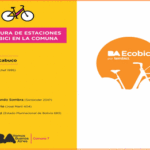Reapertura de estaciones Ecobici en la comuna 7