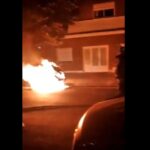 Villa Urquiza: se incendió un auto estacionado en Lugones y Blanco Encalada