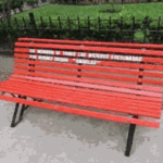 Instalan el primer “Banco rojo” en Villa Lugano