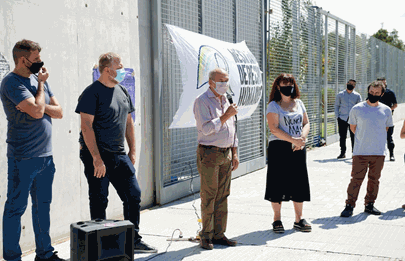 El AGN inauguró en su nueva sede un mural para recordar el inicio de la última dictadura cívico militar en Parque Patricios