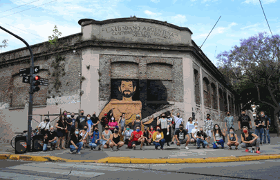 Declaran de interés cultural el mural homenaje a Gabo Ferro en Mataderos