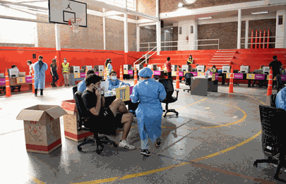 Funciona a pleno el nuevo centro de testeos de Parque Chacabuco
