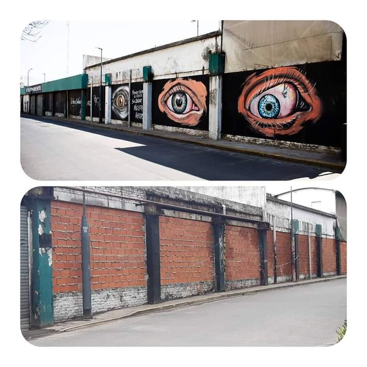 Movimiento Cromañón denuncia que Ferrocarriles Argentinos tapó murales alegóricos de la calle Mitre