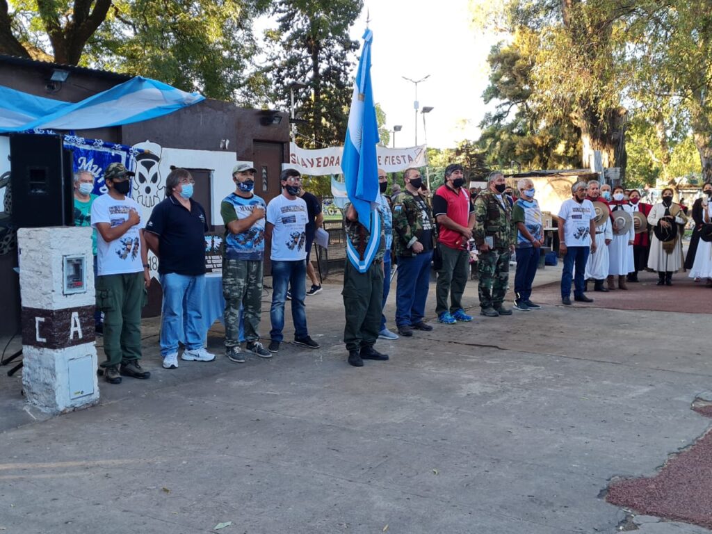 Homenajearon a excombatientes de Malvinas en Parque Saavedra
