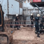 Se accidentó un obrero en obra en construcción en Flores