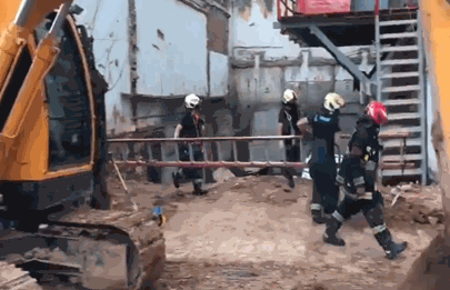 Se accidentó un obrero en obra en construcción en Flores