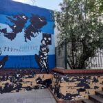 Declararon de interés cultural a un mural sobre Malvinas en una plaza de Caballito