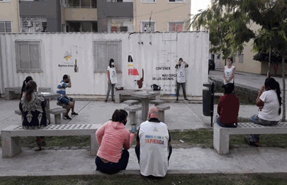 Charla sobre servicios públicos en el barrio “Los Piletones”