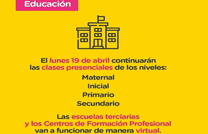 La Comuna 9 informó que habrá clases y medidas de cuidado y ordenamiento
