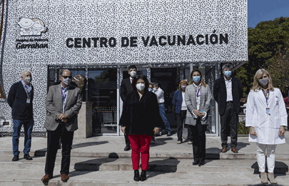 Vizzotti lanzó la campaña de vacunación antigripal en el Garrahan