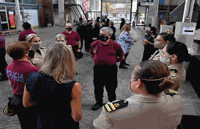 Primer encuentro de mujeres líderes de distintas fuerzas de seguridad en Barracas