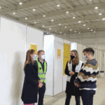 La Defensora porteña adjunta visitó la posta de vacunación contra el covid-19 de la comuna 8