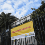 Funcionarios visitaron el centro de testeo de Liniers