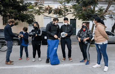 El Ministerio de Turismo y Deportes de la Nación entregó equipamiento en Parque Patricios
