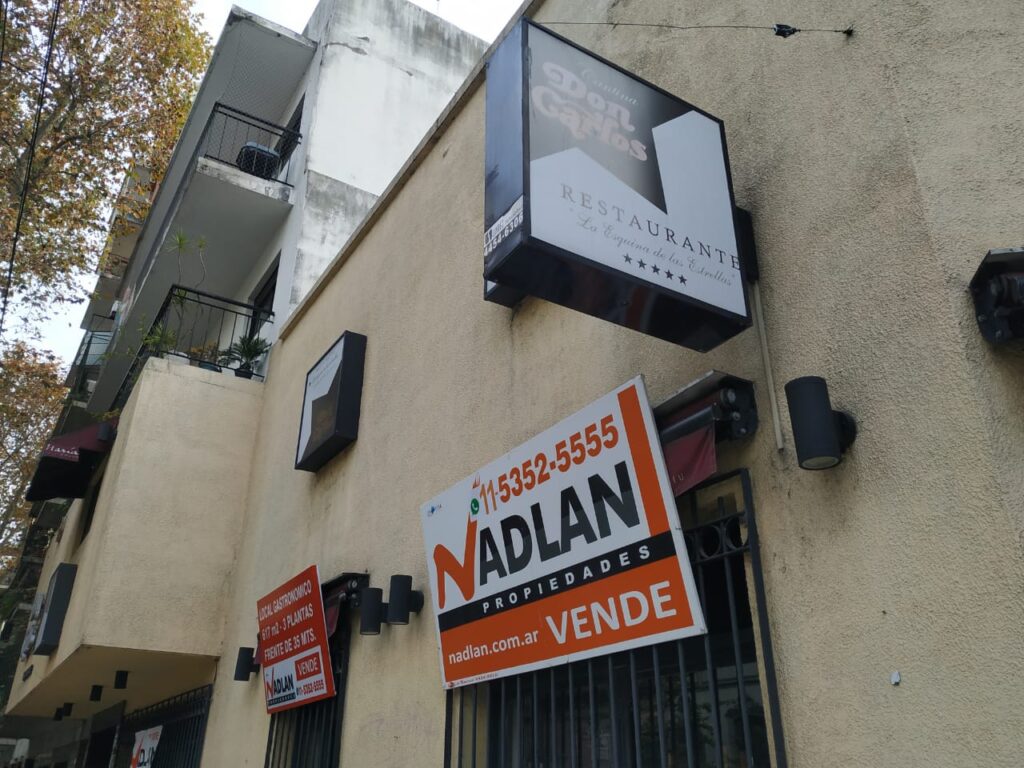 La esquina de las estrellas: cerró Don Carlos y el inmueble está en venta