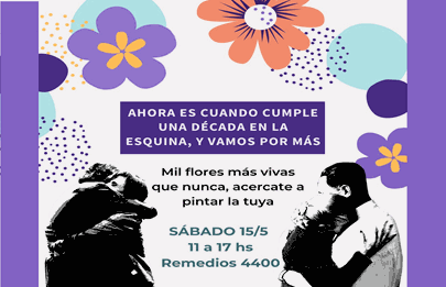 Festejos por los diez años del espacio Ahora es Cuando