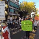 Semaforazo docente en Flores