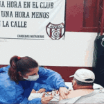 Jornada de vacunación antigripal en club Cárdenas de Mataderos