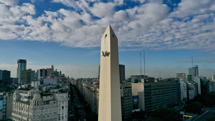 Terminan la refacción de la fachada del Obelisco en la previa de su 85º aniversario