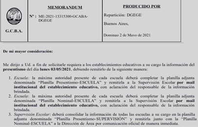 Listas negras “Denuncian persecución política a docentes”