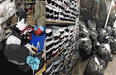 Allanamientos en el centro comercial de Avda. Avellaneda