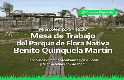 Jornada participativa de la “Mesa de trabajo del Parque de Flora Nativa Benito Quinquela Martín”