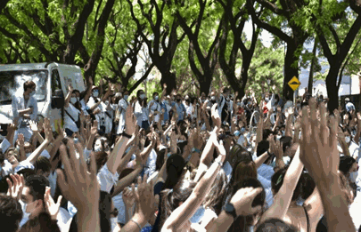 Movilización a la Jefatura de Gobierno porteño