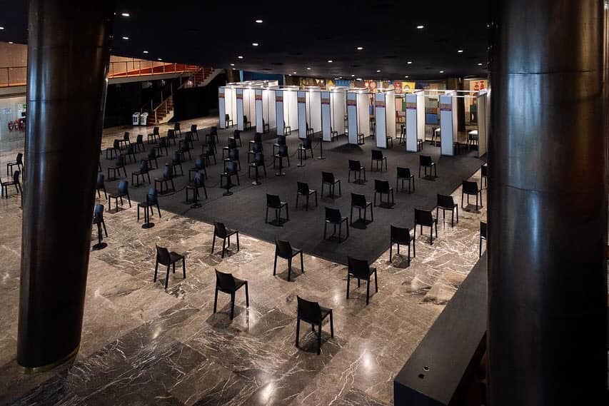 El Teatro San Martín funciona como centro de vacunación contra el Covid-19