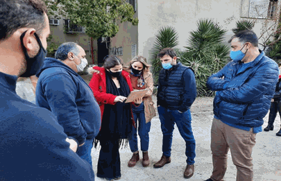 La Ministra Muzzio visto obras en el Complejo habitacional Soldati