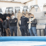 El Ministro Lammens visitó clubes de la comuna 9