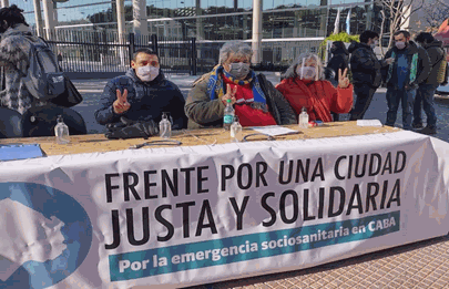 El Presidente de la comuna 8 participó en el lanzamiento del Frente por una Ciudad Justa y Solidaria