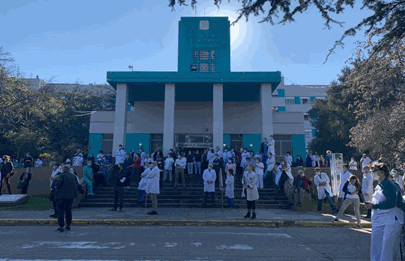 Médicos del hospital Santojanni se sumaron al perdido de licencia por stress