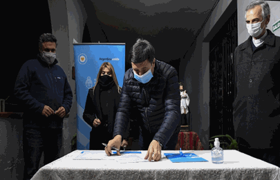 El Ministro Arroyo estuvo presente en el lanzamiento del “Operativo Abrigar” en Liniers