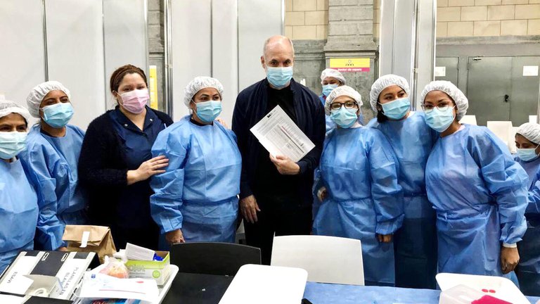 Larreta se vacunó contra el coronavirus