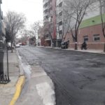 Pedro Ignacio Rivera abandona su histórico empedrado en una cuadra de Villa Urquiza