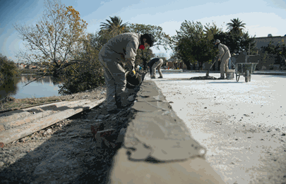 Avanza la construcción del Camino de Sirga junto al Riachuelo