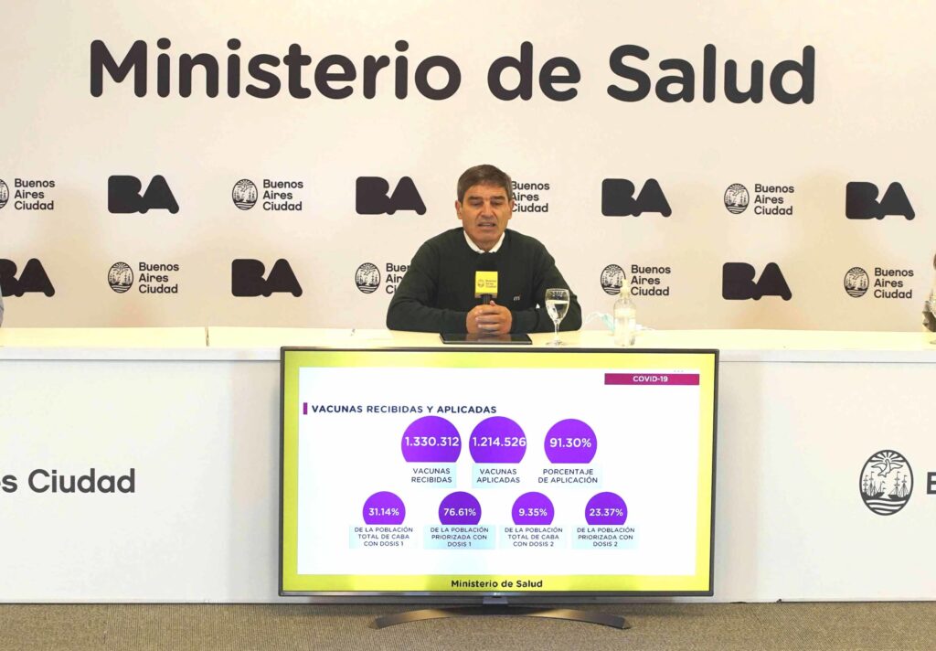 Quirós dijo que por la caída de casos se pueden hacer aperturas progresivas