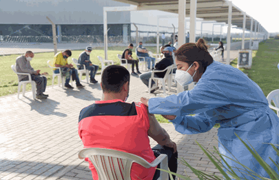 Comenzó la vacunación contra el Covid-19 en los Centros de Inclusión Social de la Ciudad