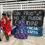 UTE realizó un “frazadazo” para reclamar contra las clases presenciales