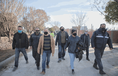 ACUMAR y la Justicia visitaron obras en la Villa 21/24 y costa del Riachuelo