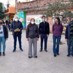 Dirigentes del Frente de Todos juntaron firmas en Saavedra para su proyecto en Costa Salguero