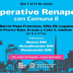 Llega el operativo RENAPER a la Comuna 8