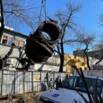 AySA renueva una enorme válvula centenaria en el barrio de Caballito