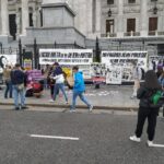 Actos y marchas frente al Congreso a seis años del primer Ni Una Menos