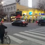 Accidente múltiple en Rivadavia y Maza