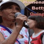 Homenaje a Betty Quispe a un año de su fallecimiento