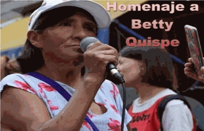 Homenaje a Betty Quispe a un año de su fallecimiento