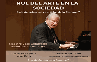 Continúa el Ciclo de entrevistas a artistas de la Comuna 7